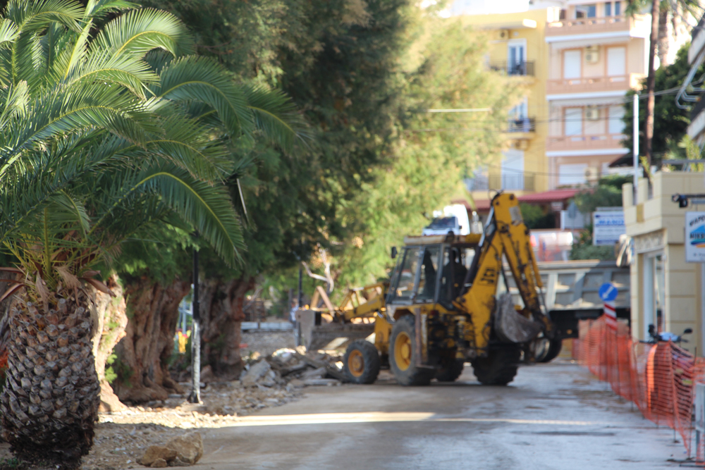 Ξεκίνησε η ανάπλαση της Ακτής Παπανικολή, στη Νέα Χώρα