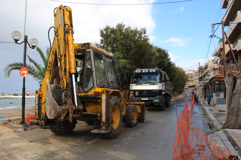 Ξεκίνησε η ανάπλαση της Ακτής Παπανικολή, στη Νέα Χώρα