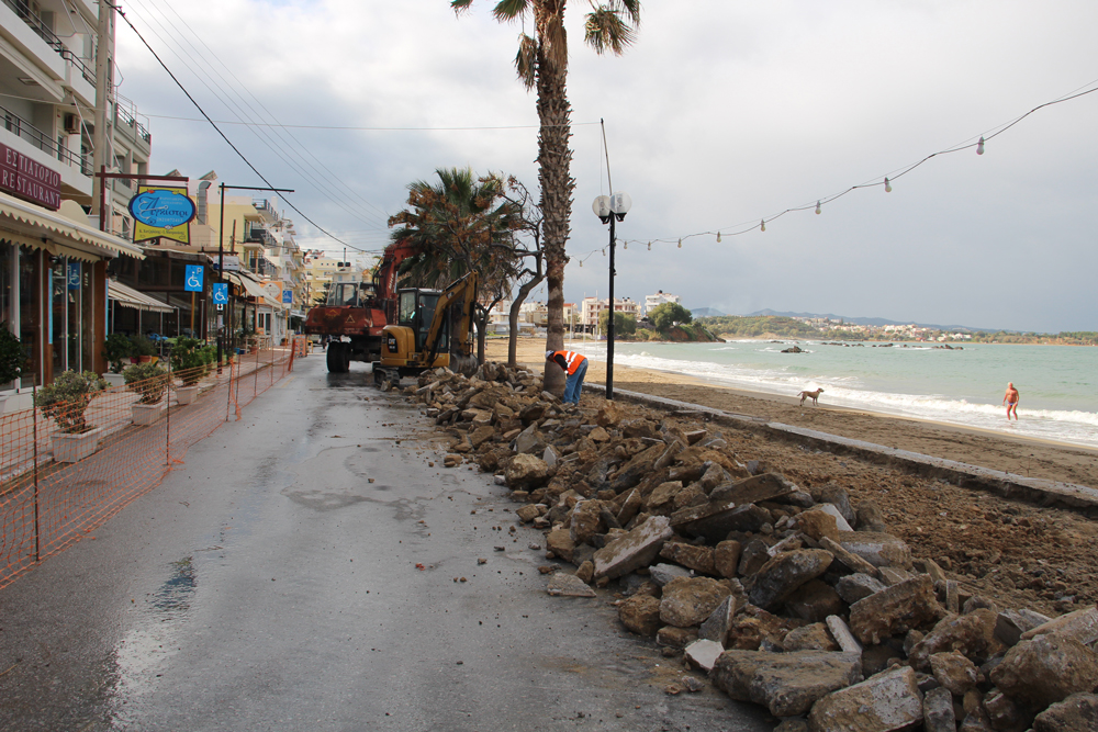 Ξεκίνησε η ανάπλαση της Ακτής Παπανικολή, στη Νέα Χώρα