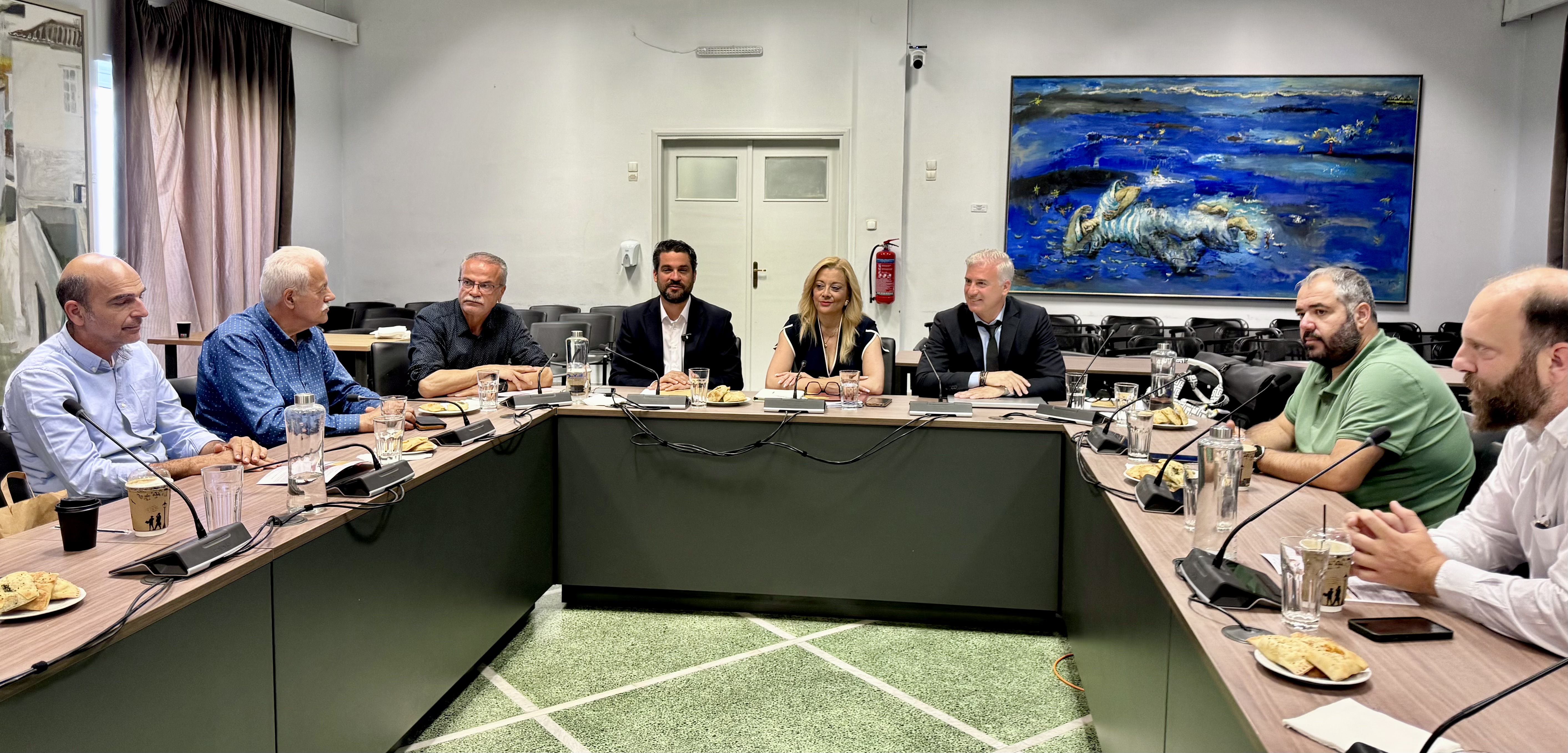 Συνάντηση Δημάρχων Νομού Χανίων  με Πρόεδρο Δ.Σ. Τ.Π. & Δανείων, Σ. Παπαδόγγονα  – Δήμαρχος Χανίων: «Συναντίληψη με το Τ.Π. & Δανείων για προτεραιοποίηση των έργων επ’ ωφελεία των πολιτών»