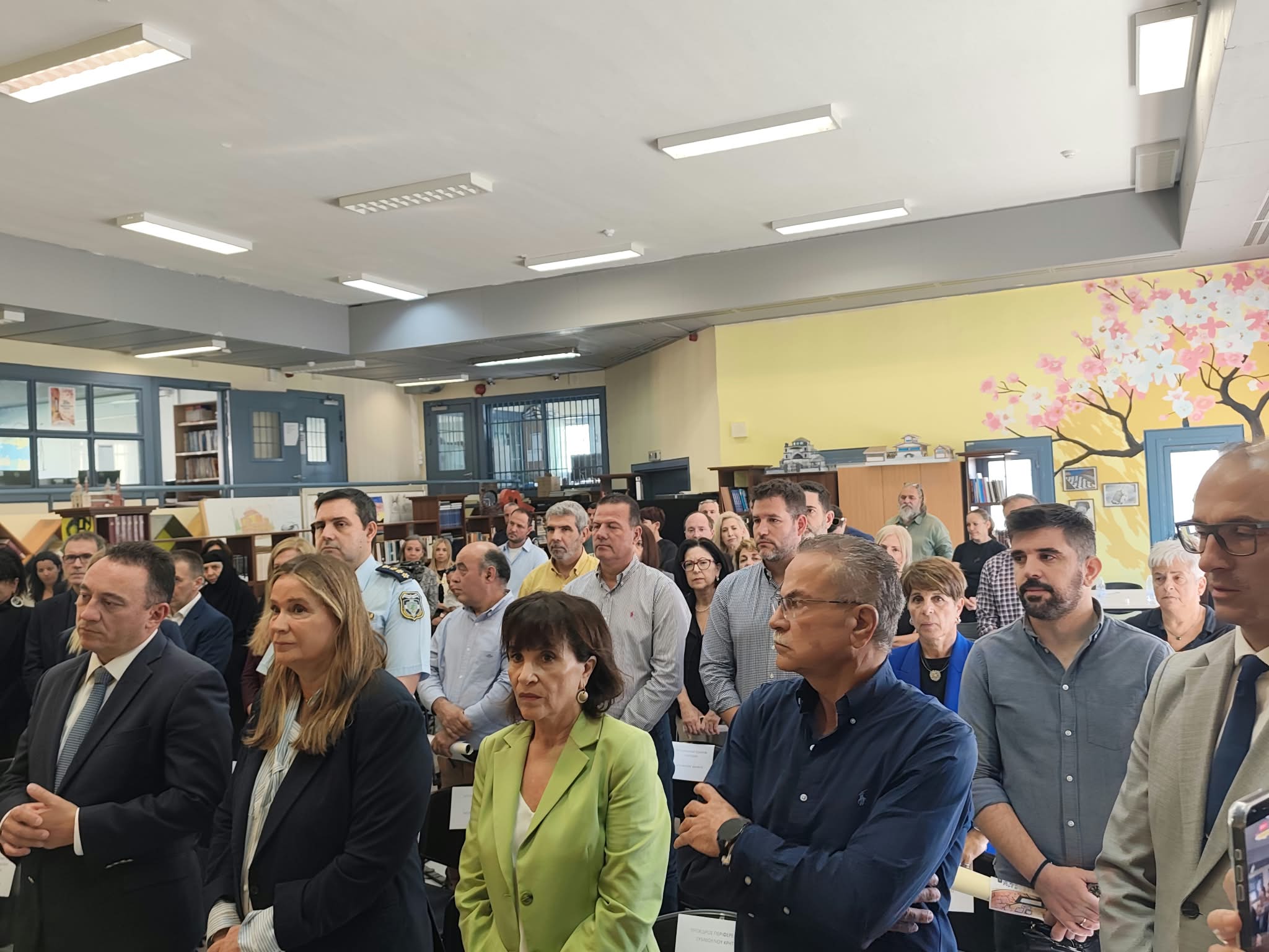 Ο Δήμος Χανίων στα εγκαίνια του 20ού Δημοτικού Σχολείου στο Κατάστημα Κράτησης «Κρήτη Ι»